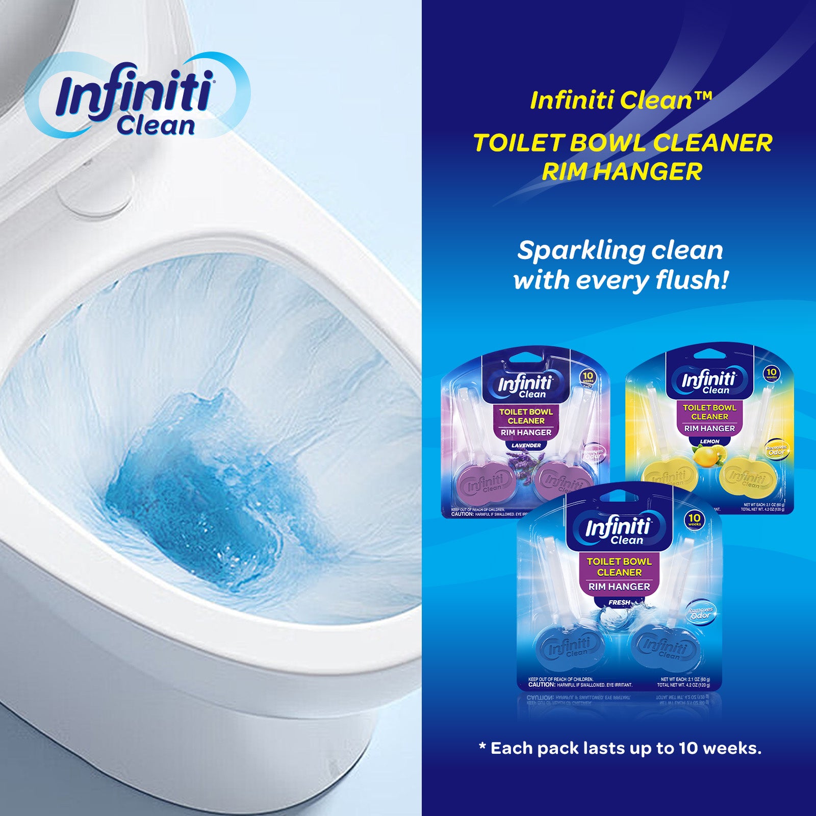 Toilet Bowl Cleaner Rim Hanger