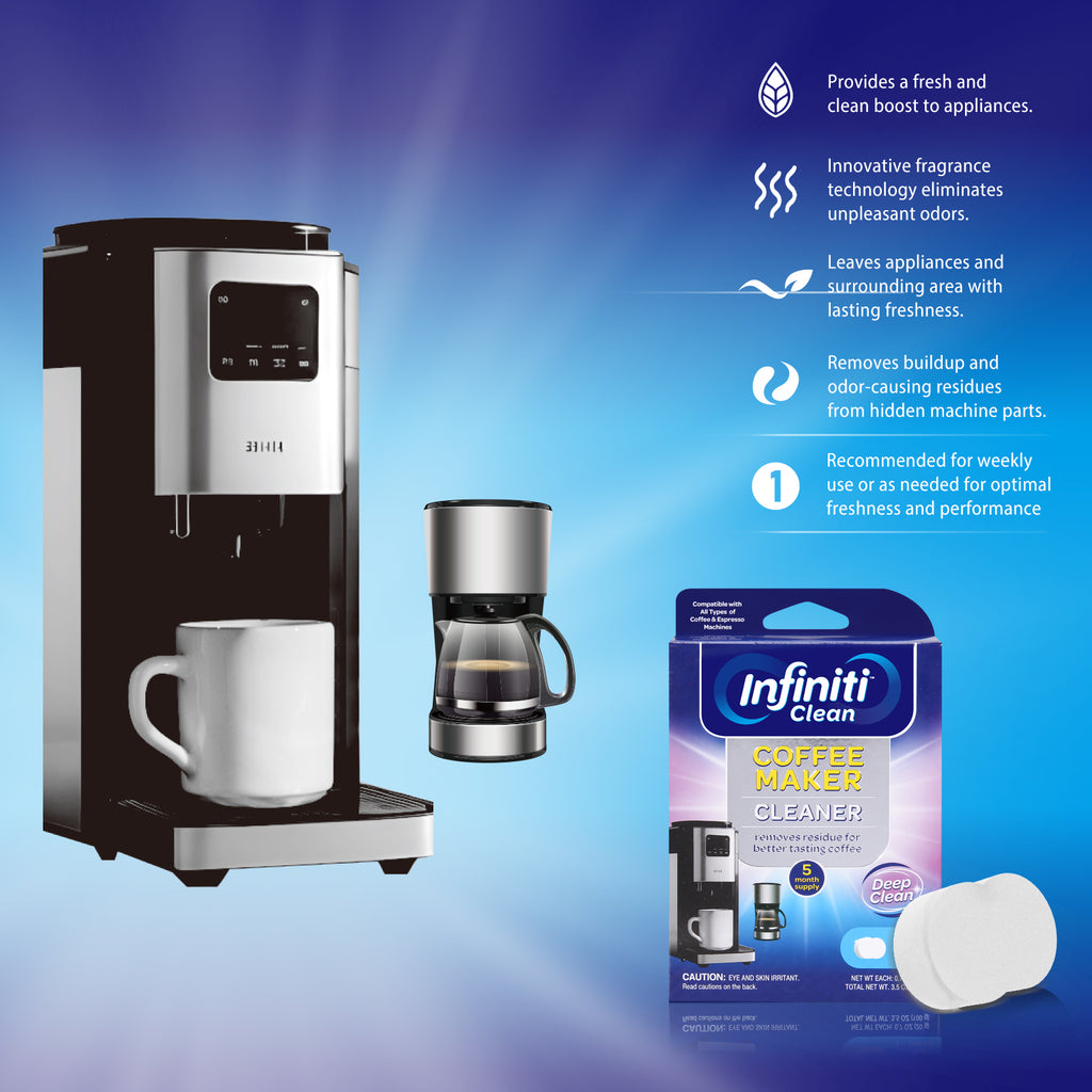Infiniti Clean Coffee Maker Cleaner 5 Pack