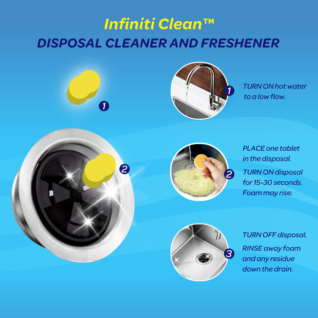 Infiniti Clean Garbage Disposal Cleanser and Freshener 5 Pack