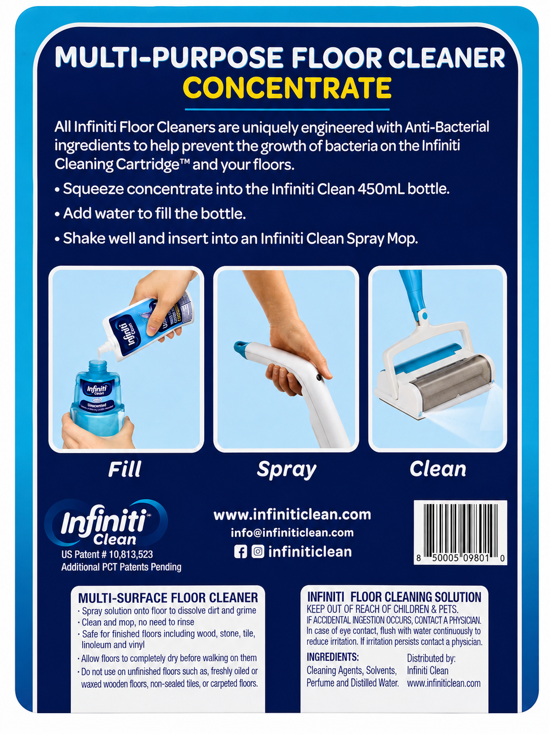 Concentrated Floor Cleaners 3 Pack