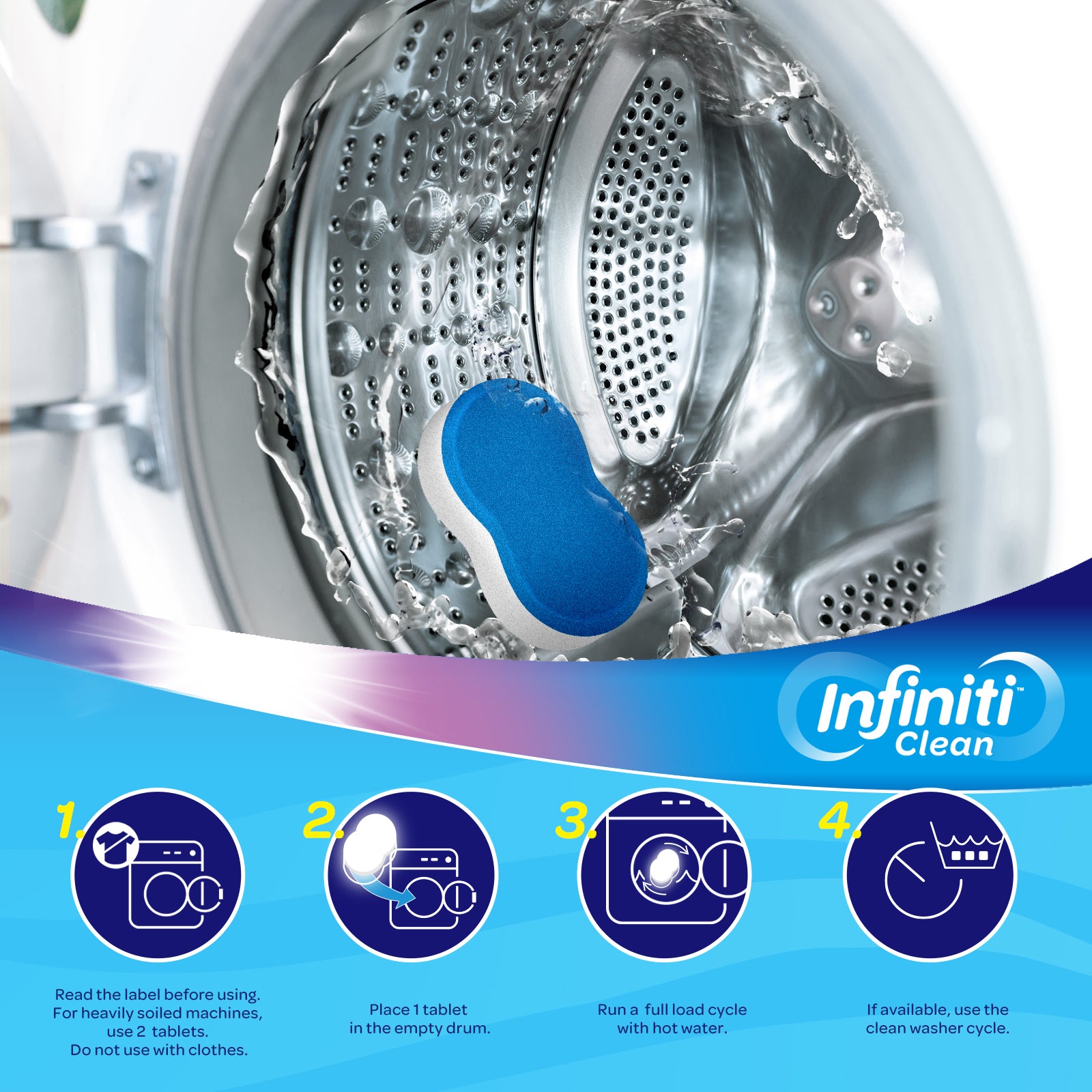 Washing Machine Cleaner 24 Pack